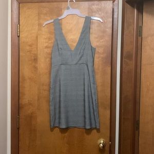 Plaid Zippered Dress